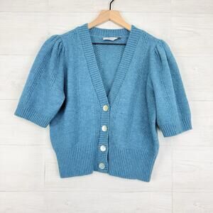Anthropologie Blue Women's Cardigan Sweater